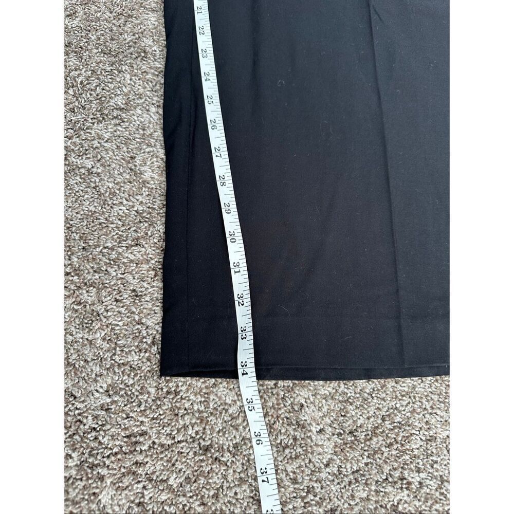 Good American Luxe Suiting Column Pleated Wide Leg Trousers Pants Flowy Size 16 - Picture 6 of 16